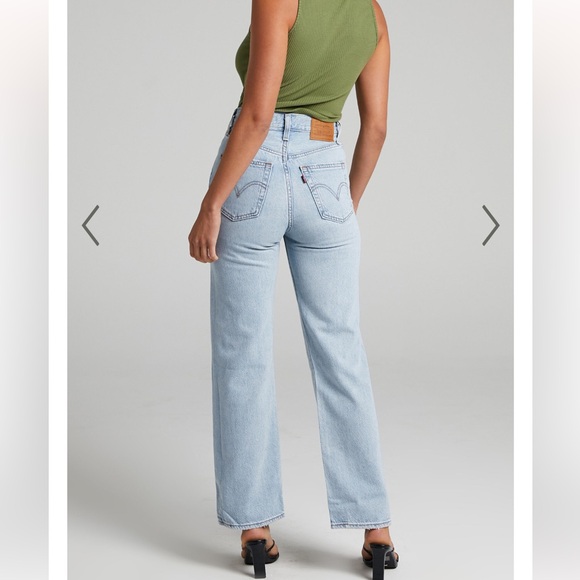 Levi's Ribcage Straight Jeans Size 30 - Picture 5 of 6